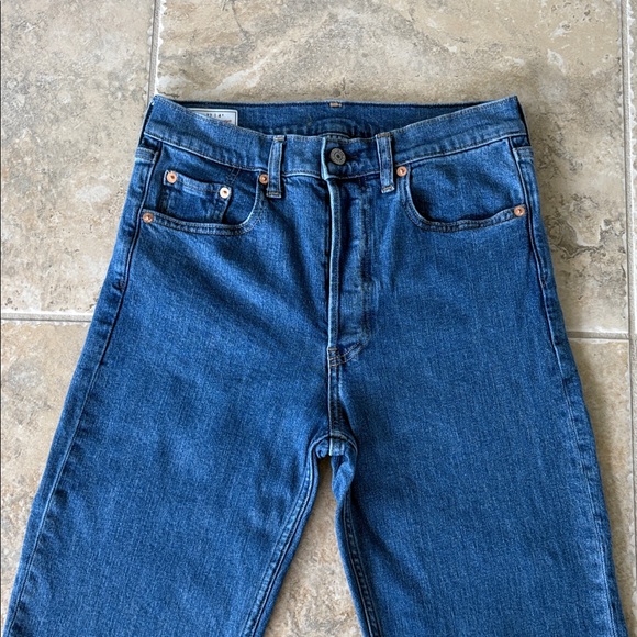 Gap cheeky straight high rise jeans 27 4T 4 tall button fly inseam 30" - Picture 7 of 11